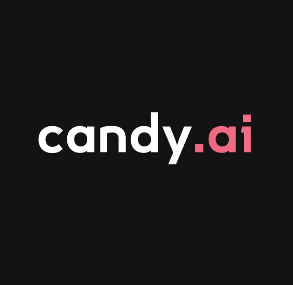 Logo art for the AI roleplay company Candy AI