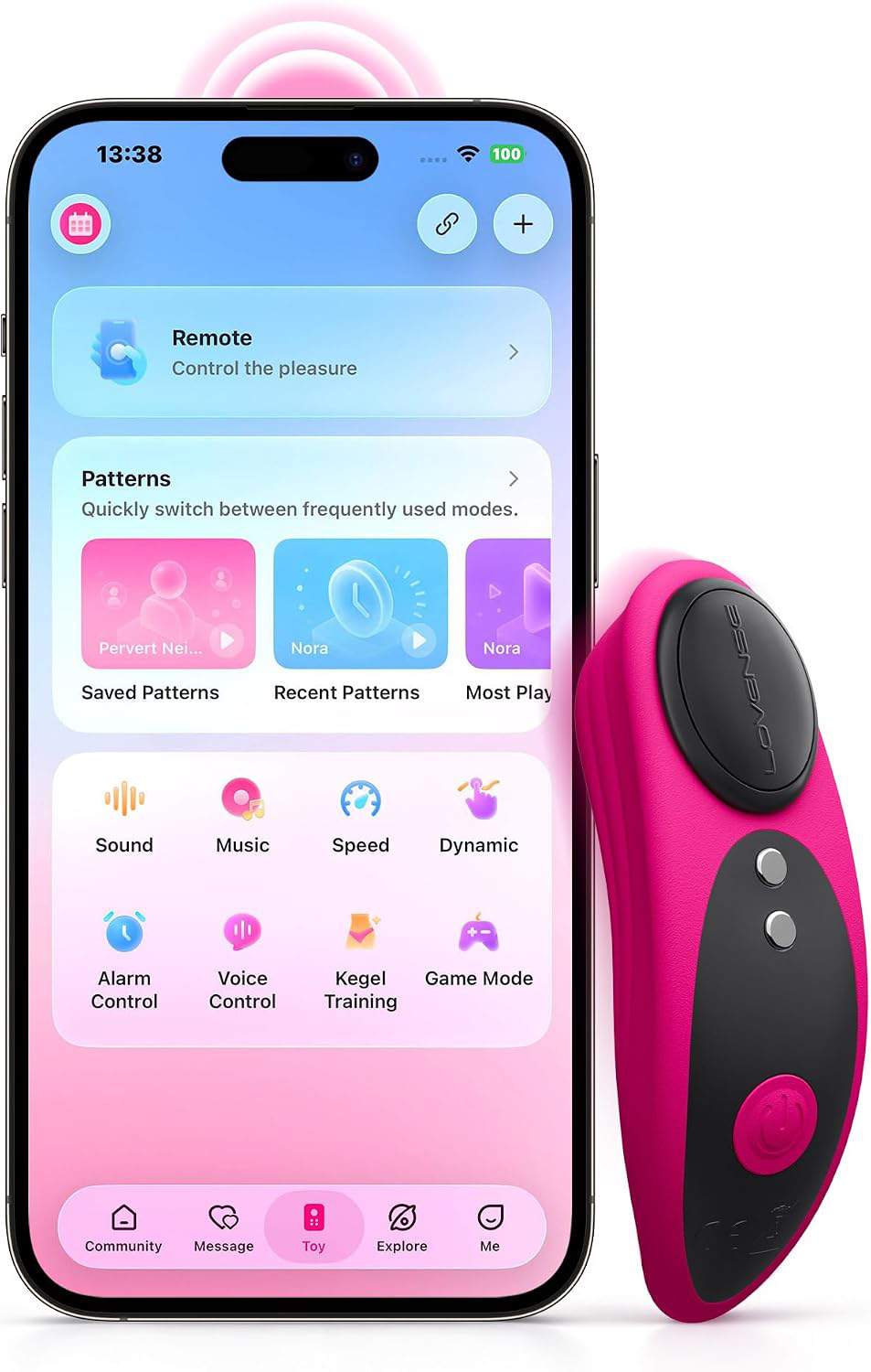 Magnetic App Controlled Clitoral Panty Vibrator